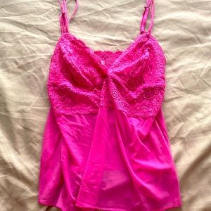 Pink lingerie/sleep wear